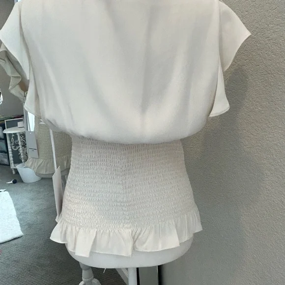 New Amanda Uprichard smocked ember top - Picture 5 of 8